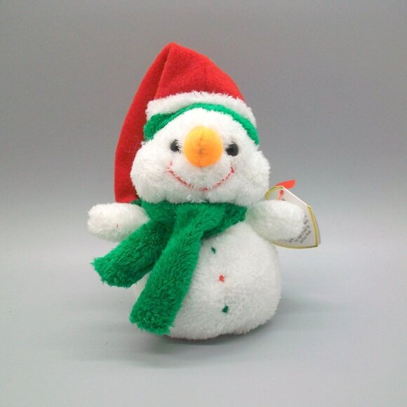 Ty Jingle Beanies Snowmen Ornament Set 2002 Snowgirl 2003 Chillin 2004 Melton - Picture 7 of 15
